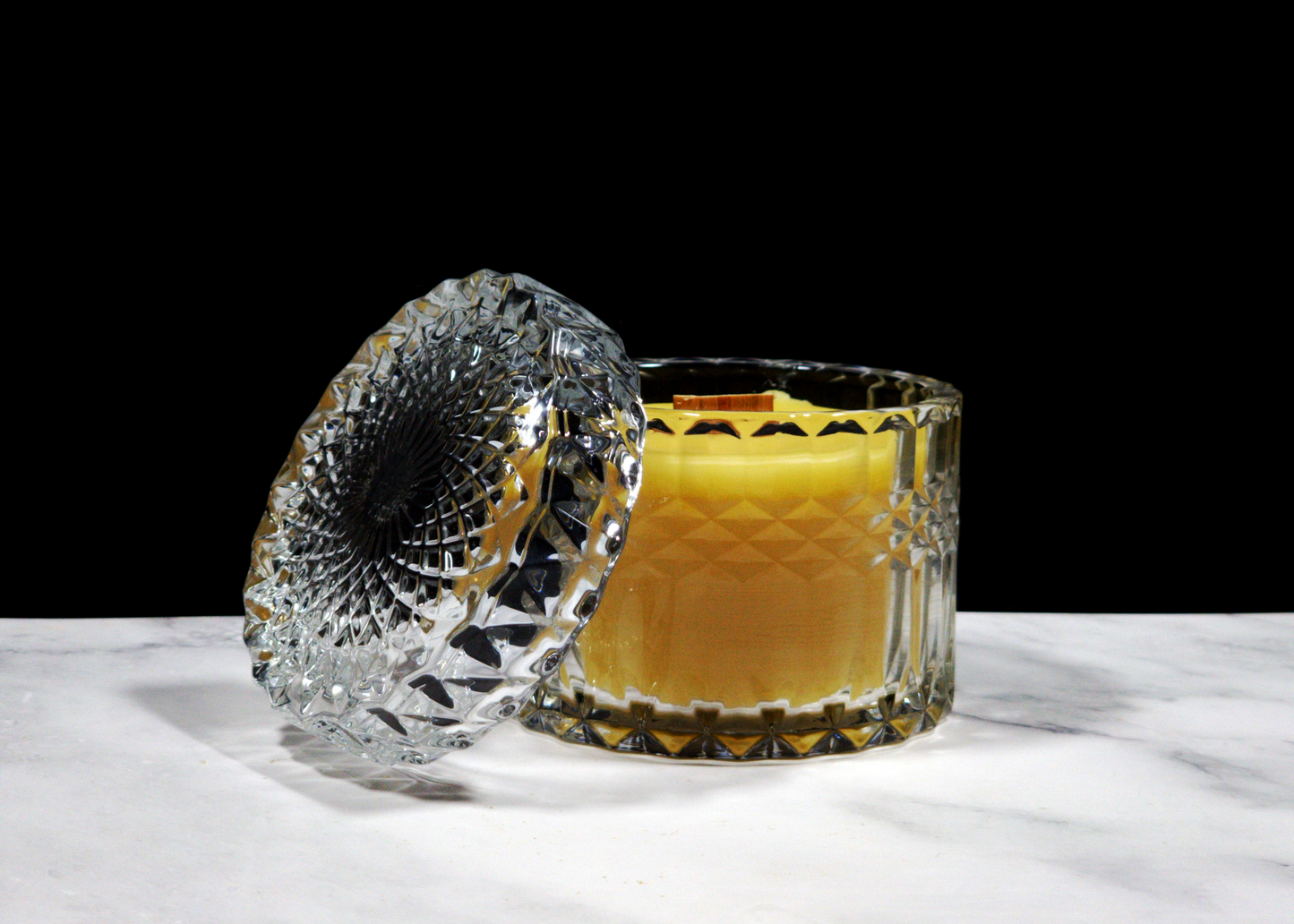 7 oz Crystal Beeswax Candle