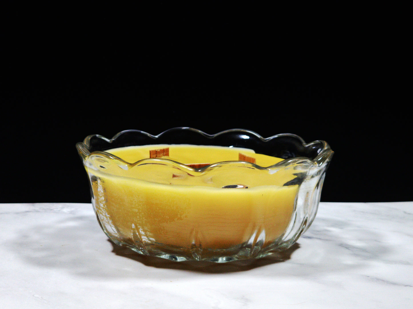 100% Pure American Beeswax Candle | Upcycled Vessel (Large)