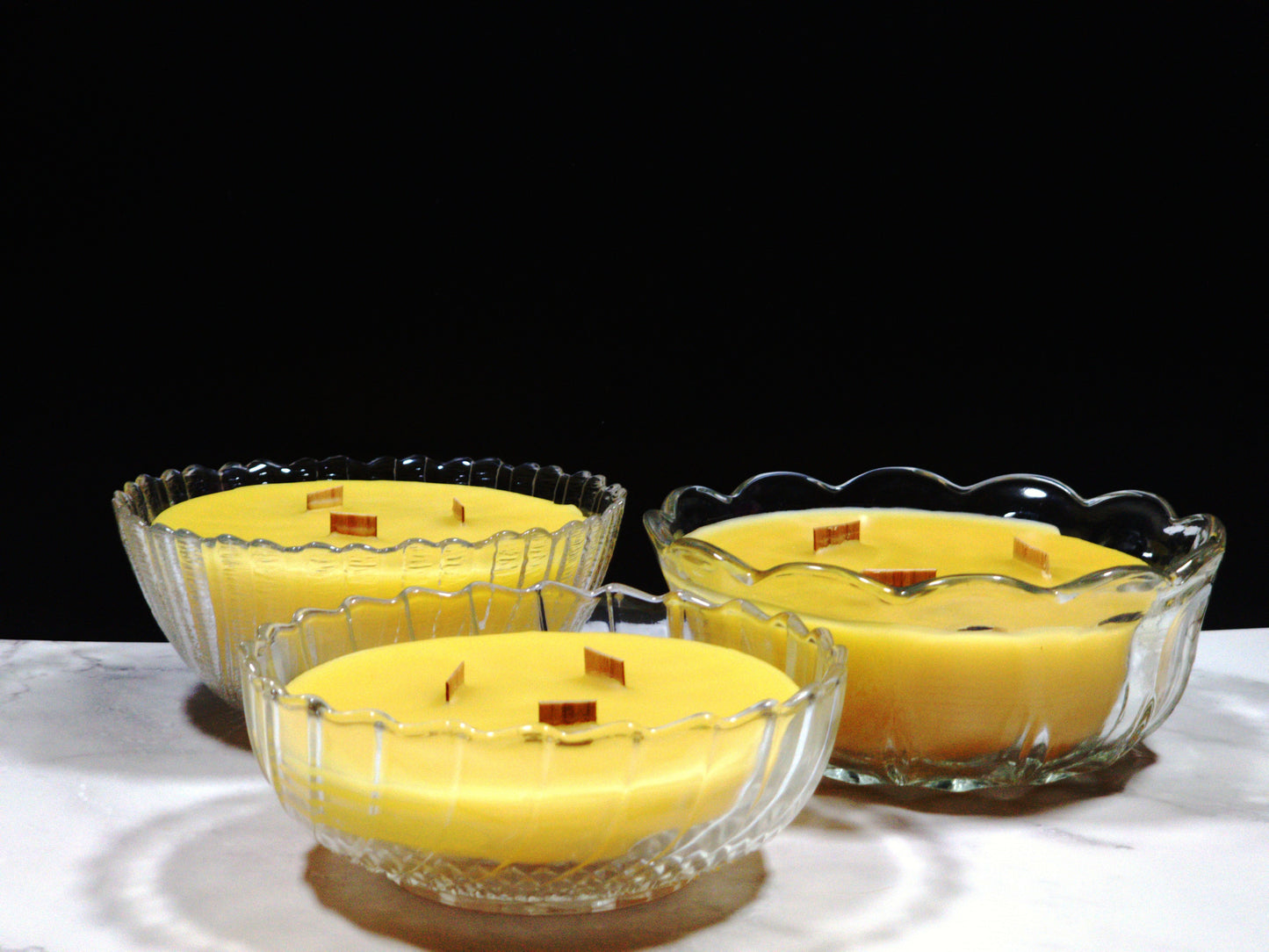 100% Pure American Beeswax Candle | Upcycled Vessel (Large)
