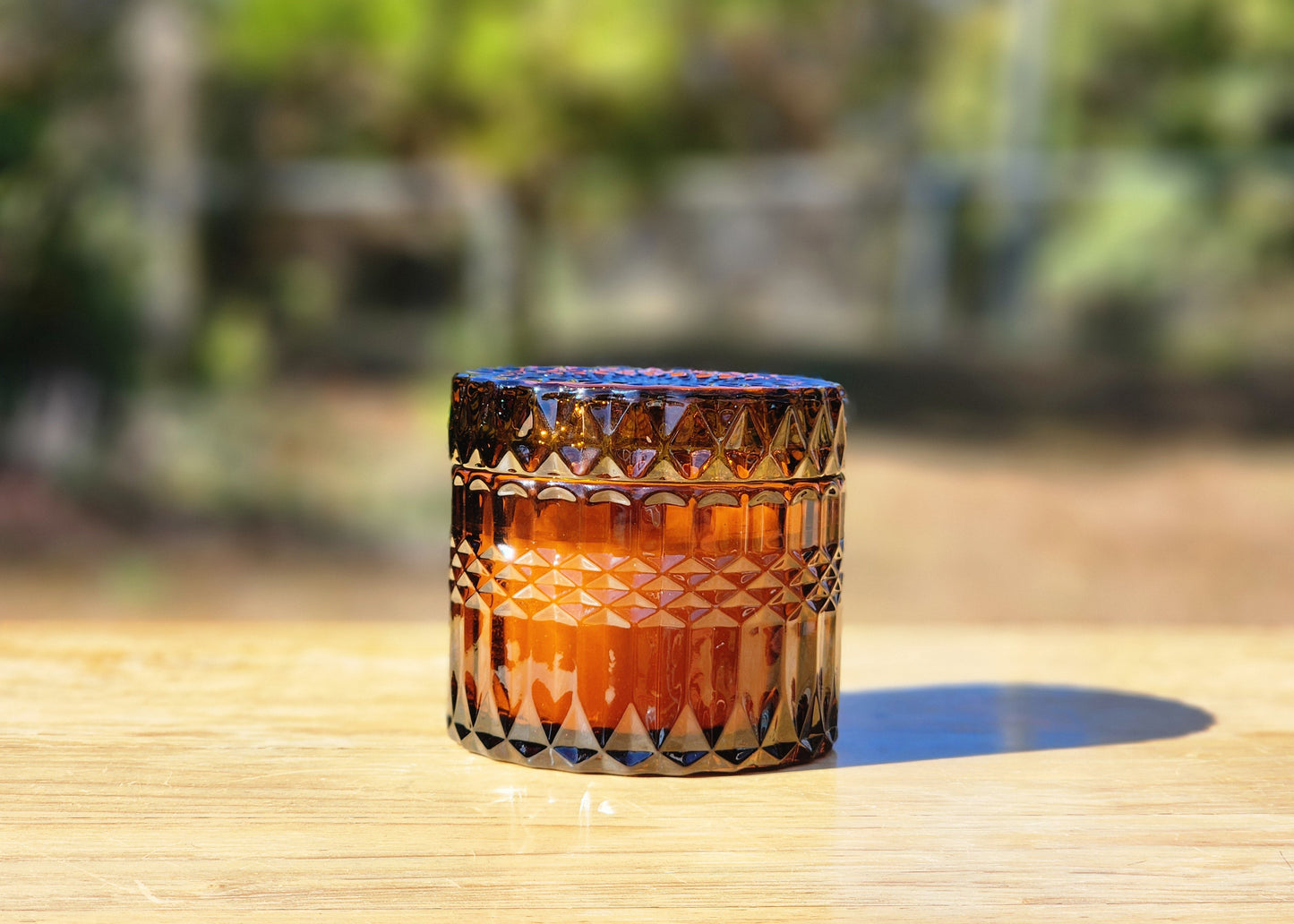 7 oz Crystal Beeswax Candle