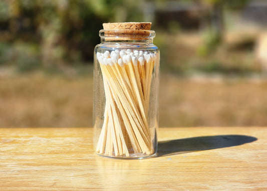 Safety Matches in Glass Jar 80 ct.