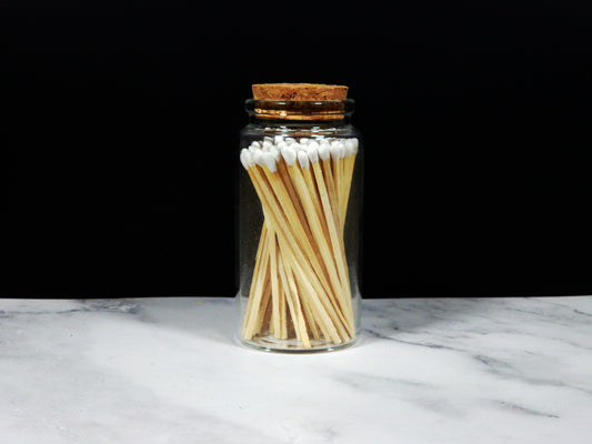 Safety Matches in Glass Jar 80 ct.
